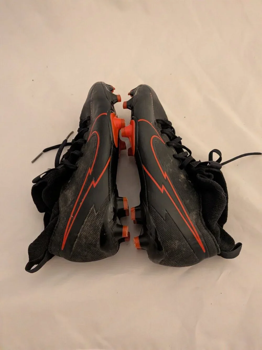 Nike Mercurial Youth Soccer Cleats Size 1Y Black Kids Football Shoes